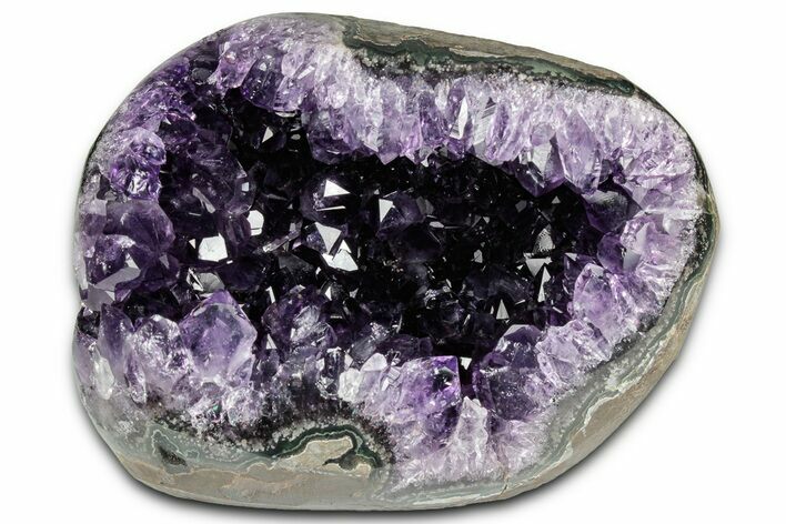 Sparkly Deep-Purple Amethyst Geode - Uruguay #345967